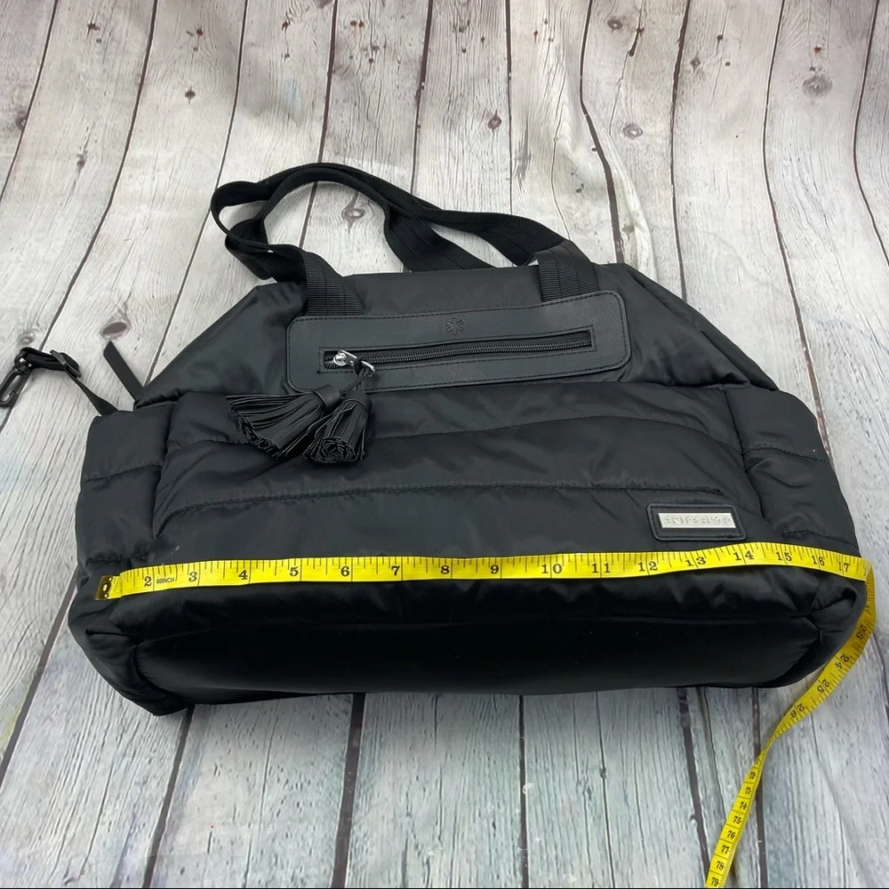 NWOT Skip Hop Black Riverside Diaper Satchel